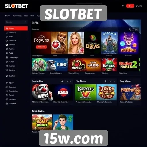 Interface do usuário do SLOTBET melhorada para navegabilidade